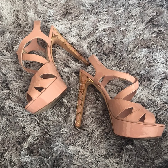 Dior Metal Cannage Peep Toe Heels - Picture 7 of 7